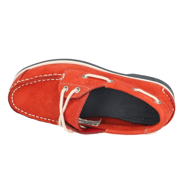 TIMBERLAND EK 2 EYE BOAT SHOE PEAKS ISLAND 6876r kolor czerwony