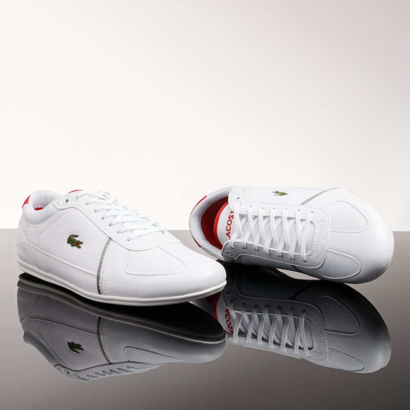 Męskie sneakersy (buty) LACOSTE EVARA SPORT 319 1 CMA 738cma0043286 kolor biały