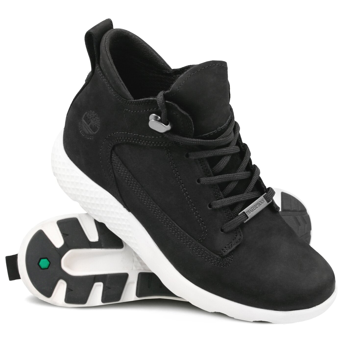 Damskie sneakersy (buty) TIMBERLAND FLYROAM WP LEATHER CHUKKA a1s1v kolor czarny