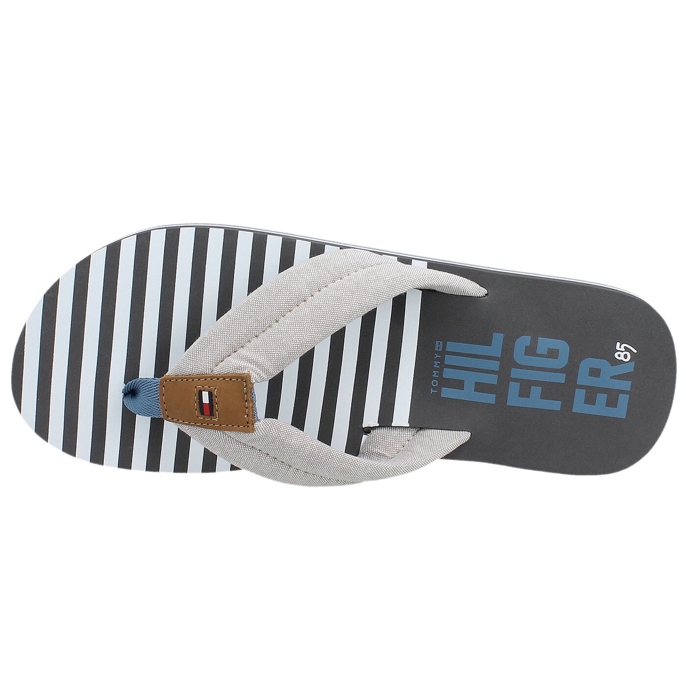 Męskie klapki TOMMY HILFIGER B2285ANKS 9D fm56820934039 kolor szary