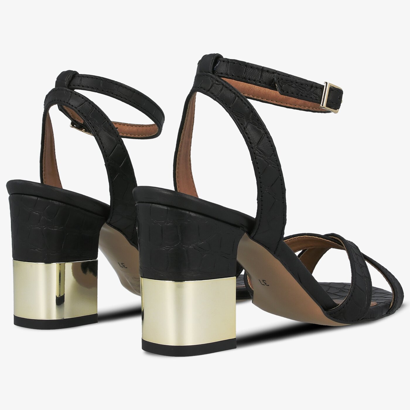 Damskie sandały SYMBIOSIS CALL ME SENORITA  syws120002 kolor czarny