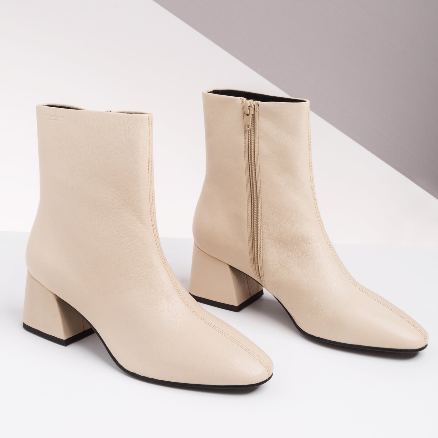 Damskie botki / sztyblety VAGABOND ALICE 451600111 kolor beżowy