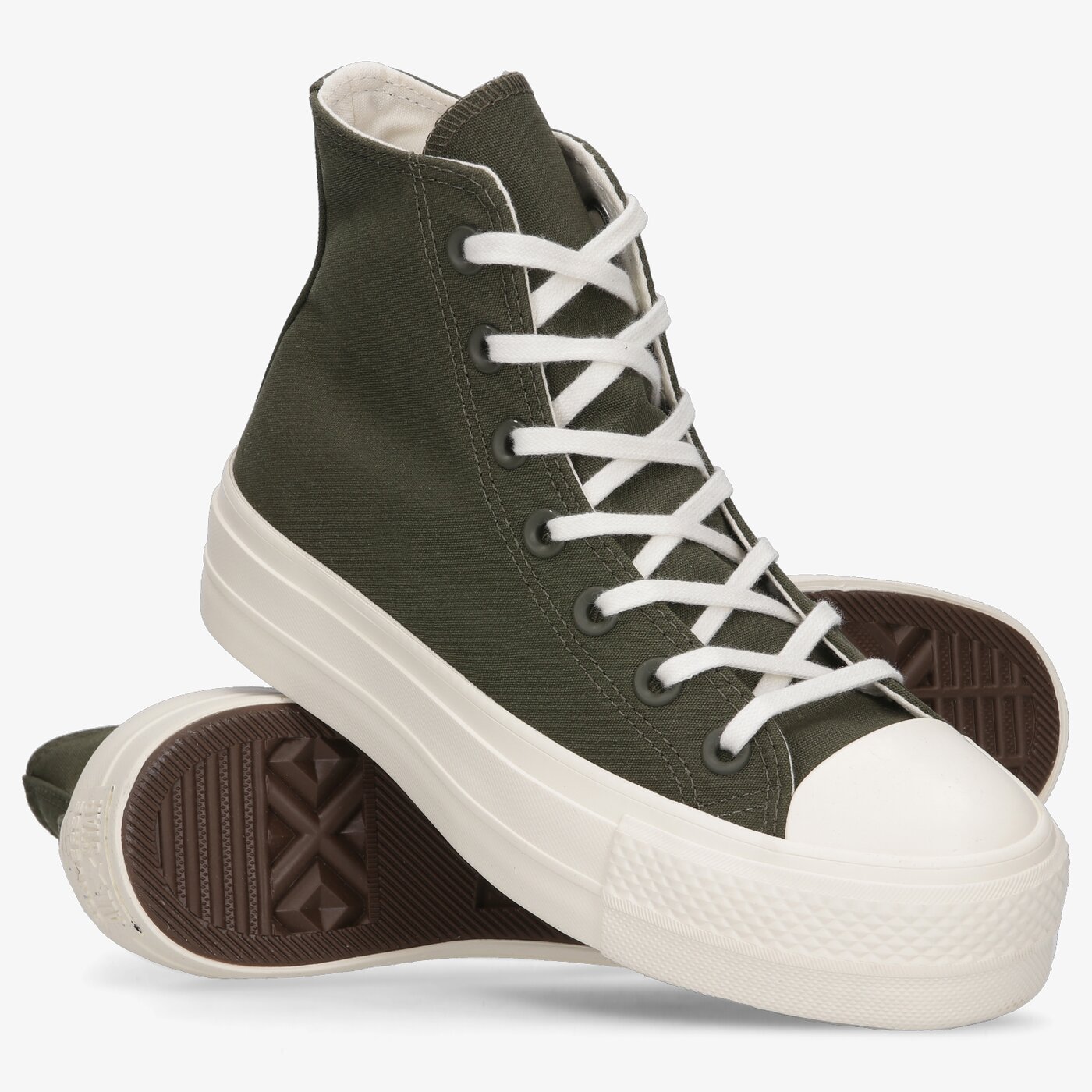 Damskie trampki CONVERSE CHUCK TAYLOR ALL STAR LIFT 571669cw kolor khaki
