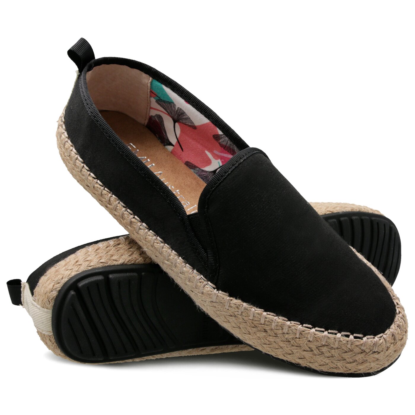 Damskie espadryle EMU AUSTRALIA GUM  w11385black kolor czarny