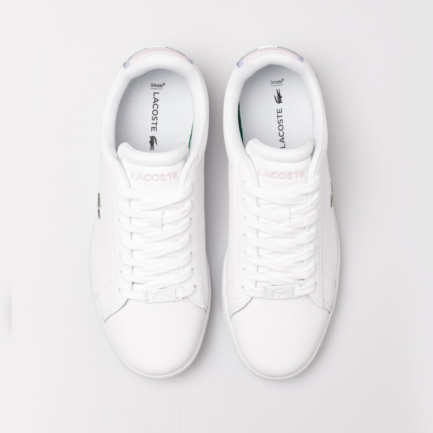 Damskie sneakersy (buty) LACOSTE CARNABY EVO 0722 1 SFA 743SFA00141Y9 743sfa00141y9 kolor biały