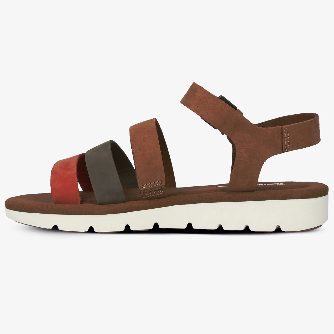 Damskie sandały TIMBERLAND LOTTIE LOU 3-BAND SANDAL tb0a1uvkf131 kolor brązowy