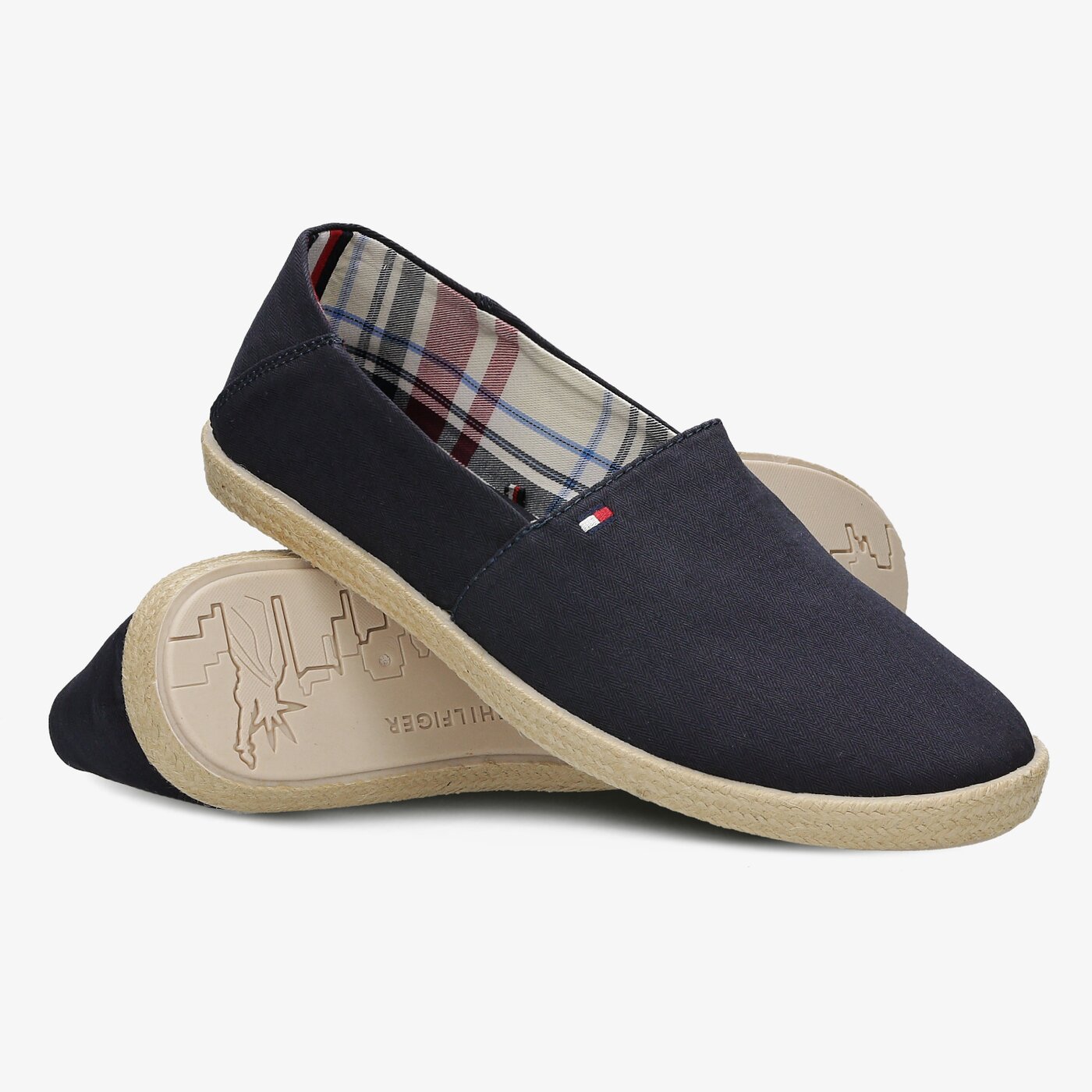 Męskie półbuty TOMMY HILFIGER EASY SUMMER SLIP ON 2D_1 fm0fm00569403 kolor granatowy