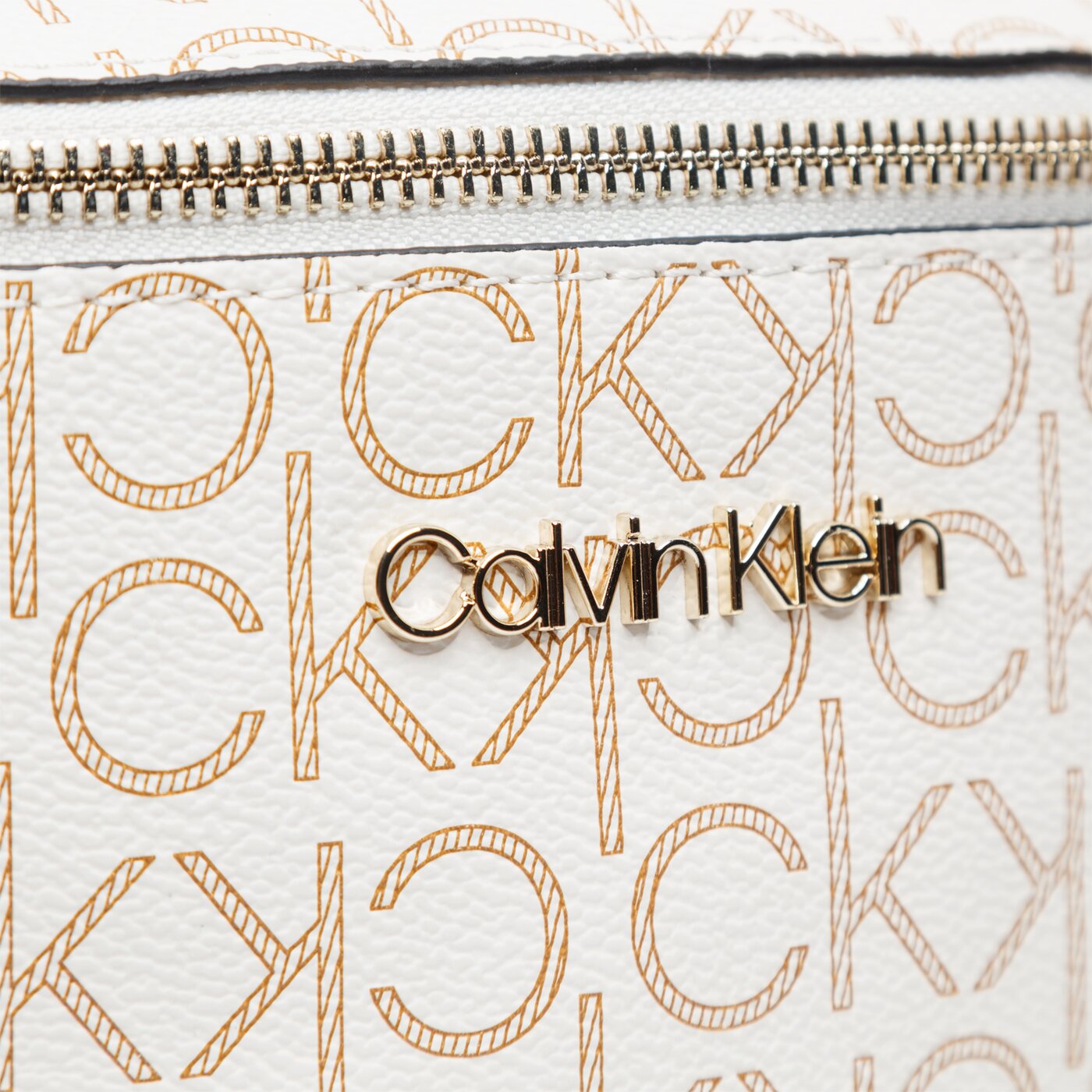 Damska nerka / saszetka CALVIN KLEIN TOREBKA WAISTBAG MONOGRAM k60k6081390k9 kolor biały