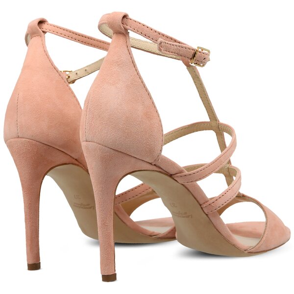 Damskie sandały SYMBIOSIS FELICITY SANDALS PUDROWY RÓŻ 721738 kolor różowy
