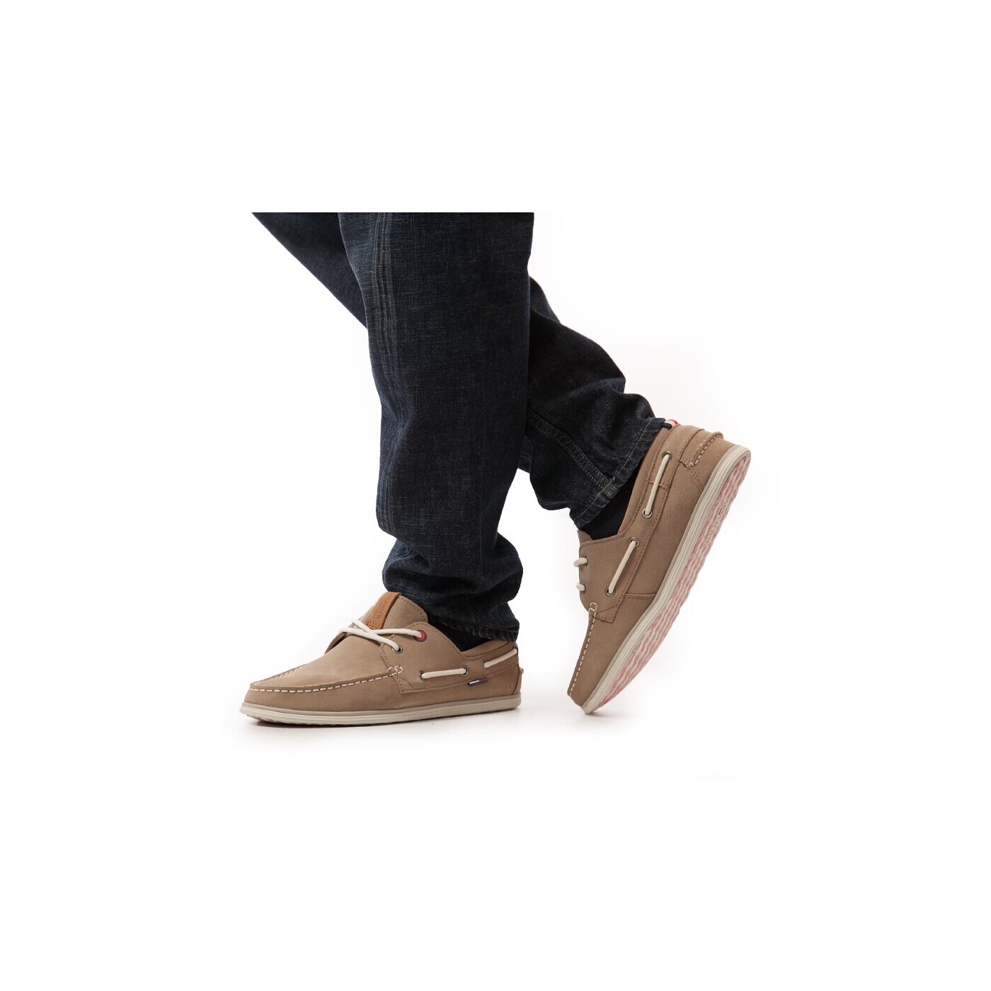 Męskie mokasyny TOMMY HILFIGER MILES 1B -1 em56818567938 kolor beżowy