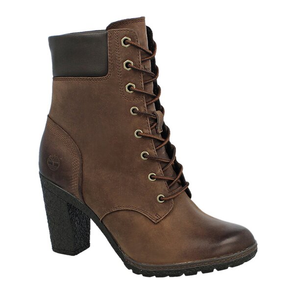 Damskie botki / sztyblety TIMBERLAND GLANCY FTW  8431a kolor brązowy