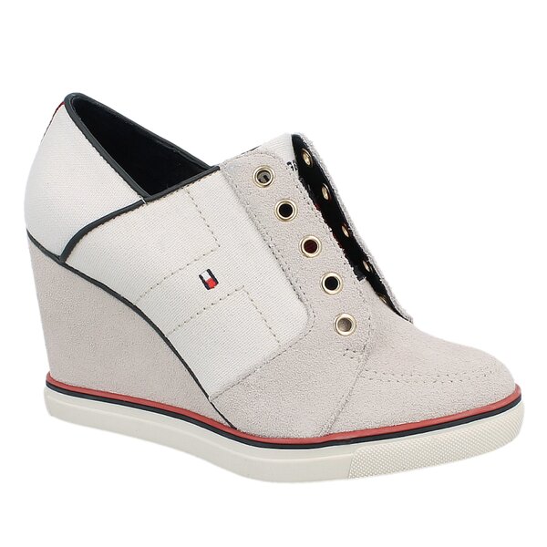 Damskie buty za kostkę TOMMY HILFIGER SAGE 1C  fw56818771100 kolor biały