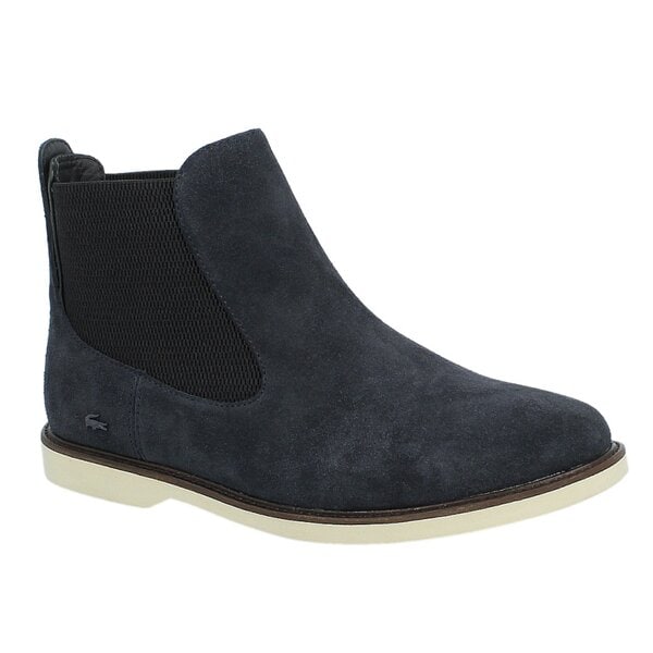 Damskie botki / sztyblety LACOSTE THIONNA 728srw1135120 kolor granatowy