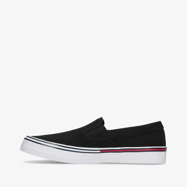Męskie trampki TOMMY HILFIGER TOMMY JEANS ESSENTIAL SLIPON em0em00961bds kolor czarny
