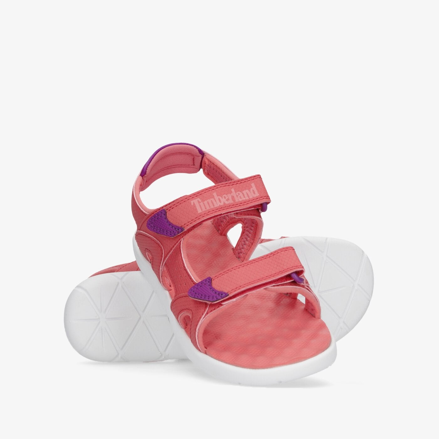 Dziecięce sandały / klapki TIMBERLAND PERKINS ROW 2-STRAP tb0a2d4w8011 kolor różowy