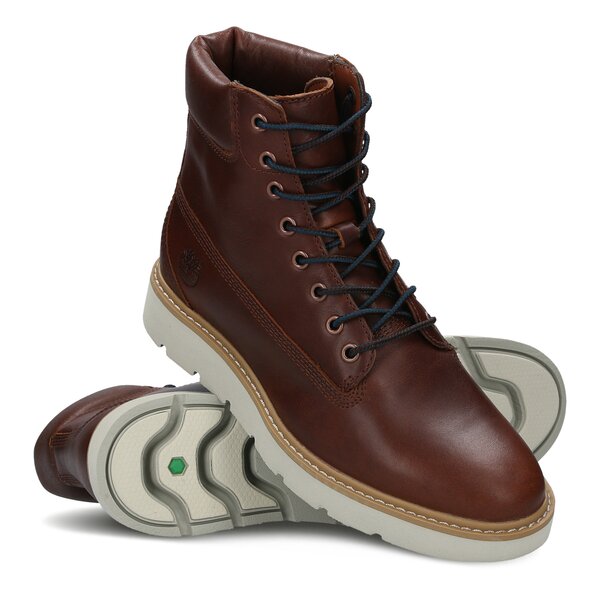 Damskie botki / sztyblety TIMBERLAND KENNISTON 6IN LACE UP a18ke kolor brązowy