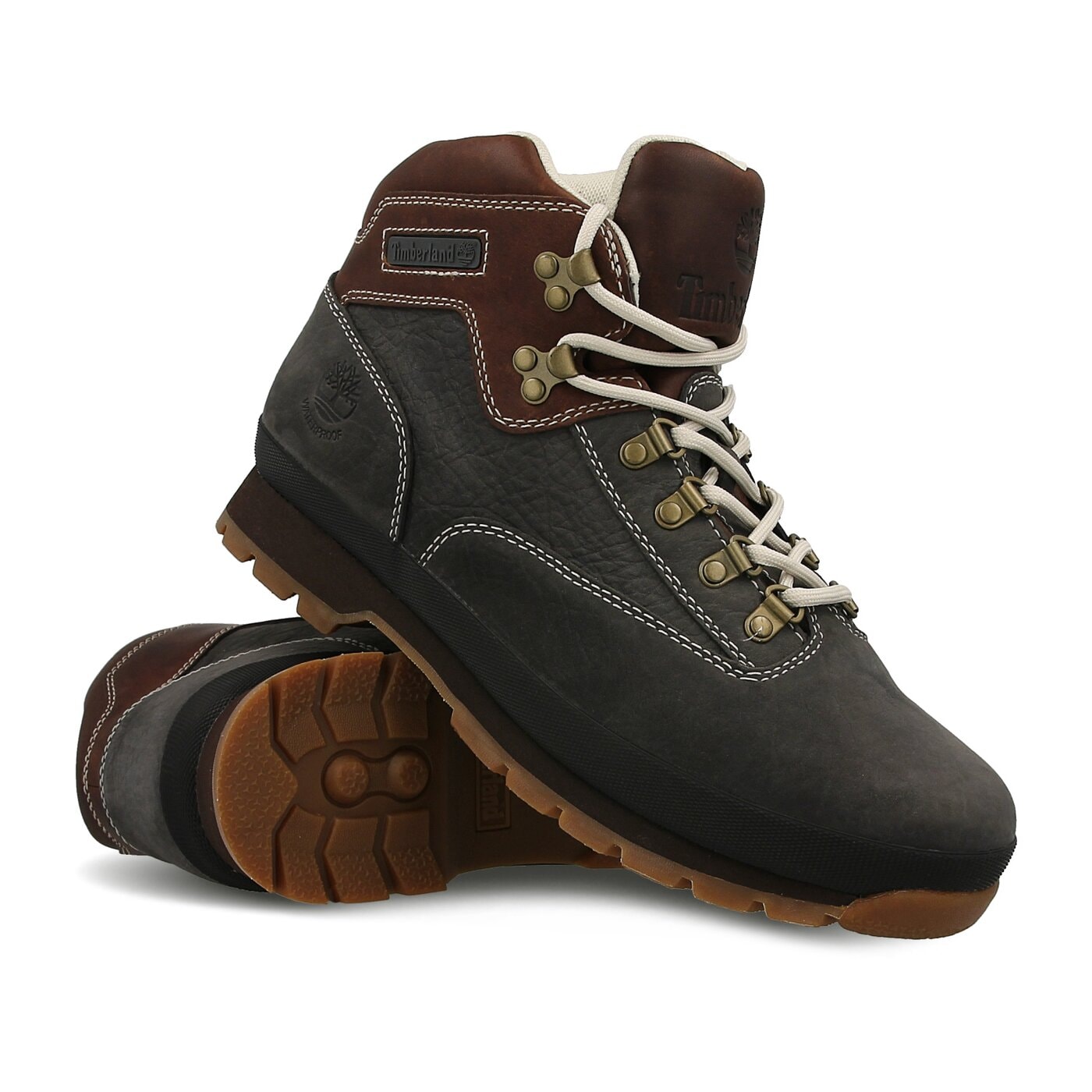 Męskie buty outdoor (trekkingowe) TIMBERLAND EURO HIKER LT WP a17m8 kolor szary