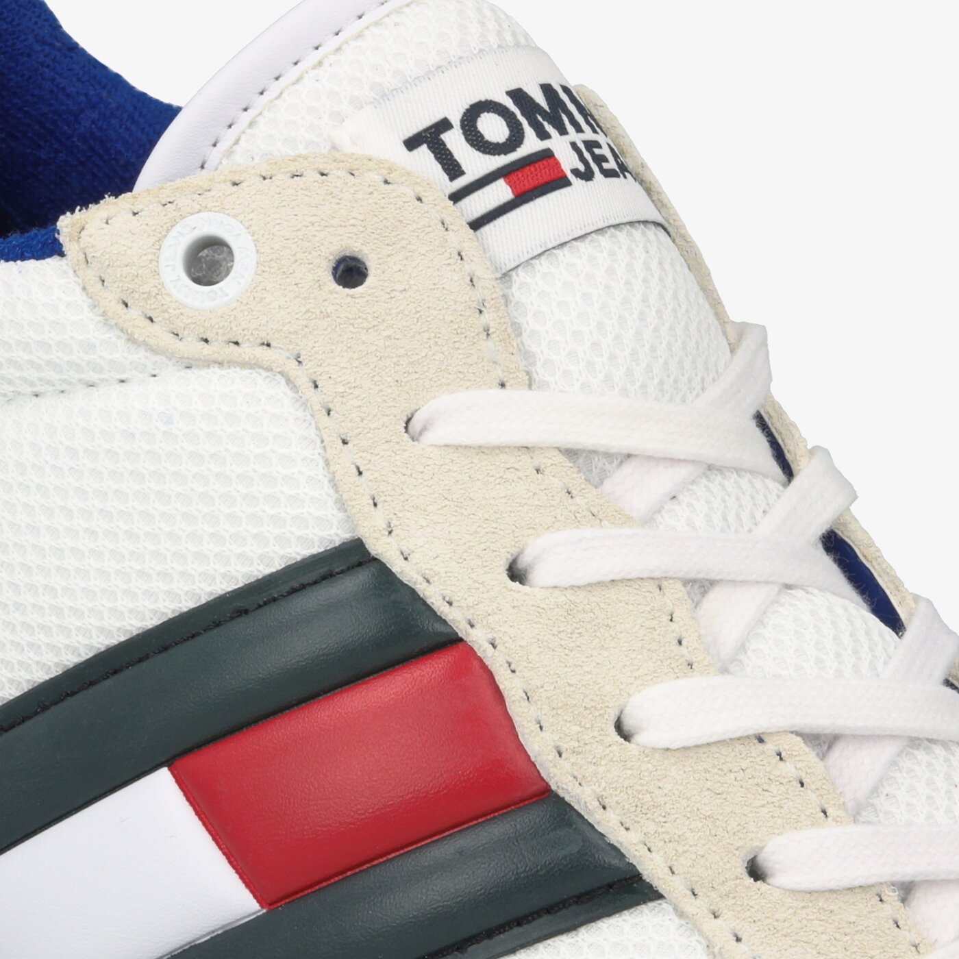 Męskie sneakersy (buty) TOMMY HILFIGER CAUSAL TOMMY JEANS SNEAKER em0em00399ybs kolor biały