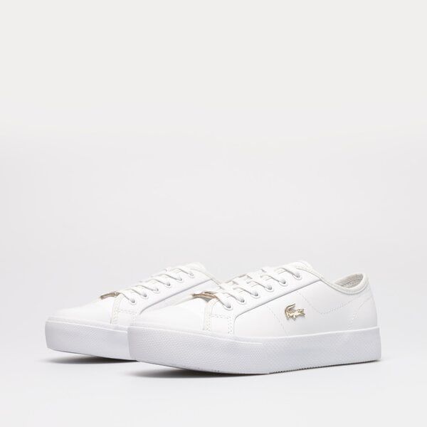 Damskie trampki LACOSTE ZIANE PLUSGRAND 07221 CFA 743cfa0014216 kolor biały