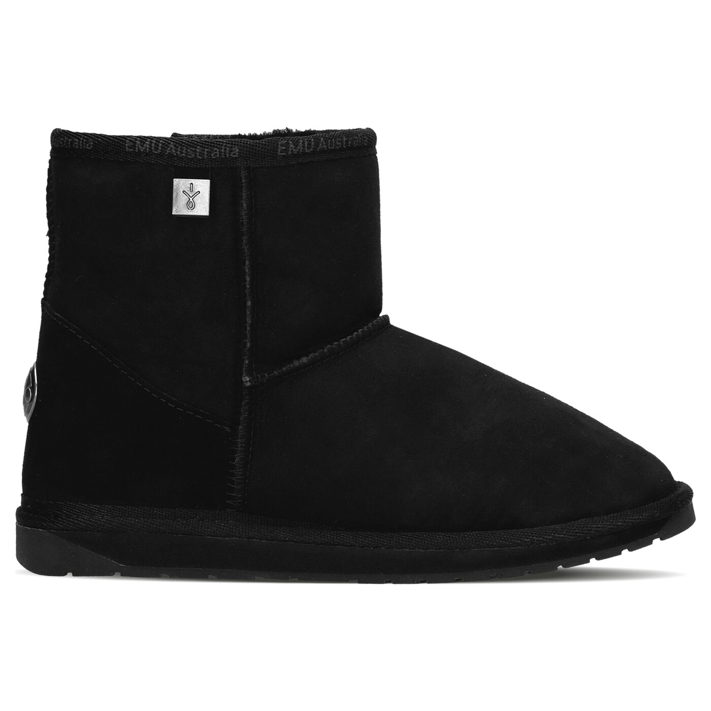 Damskie botki / sztyblety EMU PLATINUM STINGER MINI wp10003blackw kolor czarny