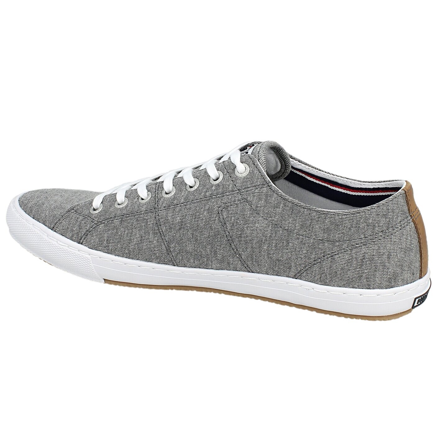 Męskie trampki TOMMY HILFIGER W2285ALKER 7D fm56820981039 kolor szary