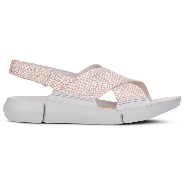 Damskie sandały CLARKS TRI CHLOE 26131294 kolor srebrny