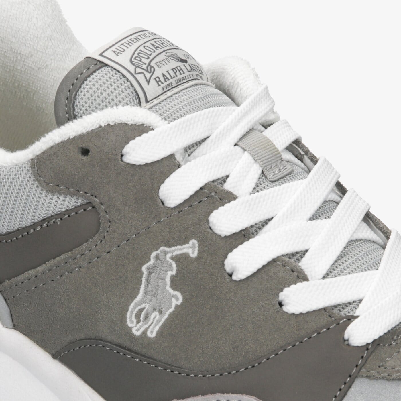 Męskie sneakersy (buty) POLO RL TRCKSTR PONY SNEAKERS ATHLETIC SHOE  809773080002 kolor szary