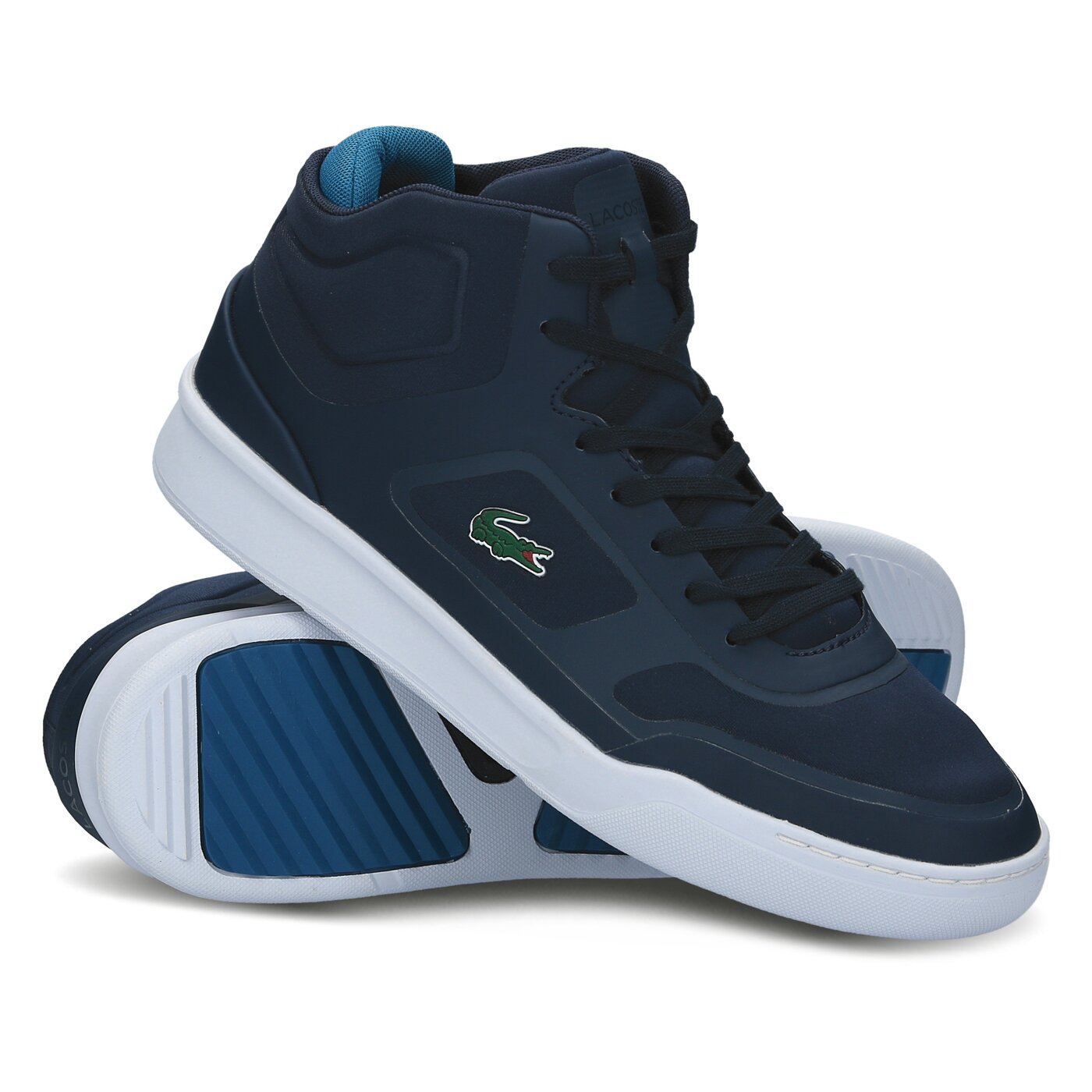 Męskie sneakersy (buty) LACOSTE EXPLORATEUR MID SPT 316 1 732spm0011003 kolor granatowy