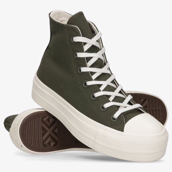 Damskie trampki CONVERSE CHUCK TAYLOR ALL STAR LIFT 571669cw kolor khaki