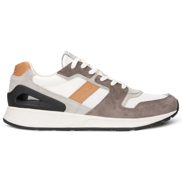 Męskie sneakersy (buty) POLO RL TRAIN100 CLS SNEAKERS ATHLETIC SHOE NEW GRAPHITE NYL 809710298004 kolor biały
