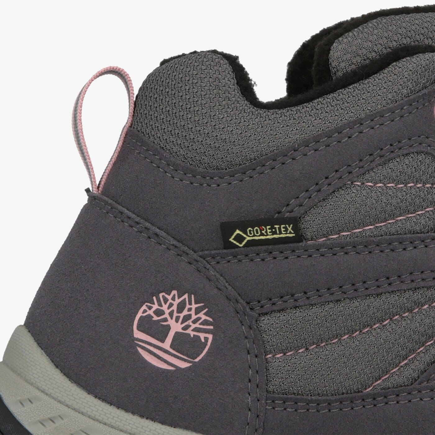 Dziecięce buty outdoor / trekkingowe TIMBERLAND NEPTUNE PK MIDGTX BUNG WL tb0a1xck0331 kolor szary