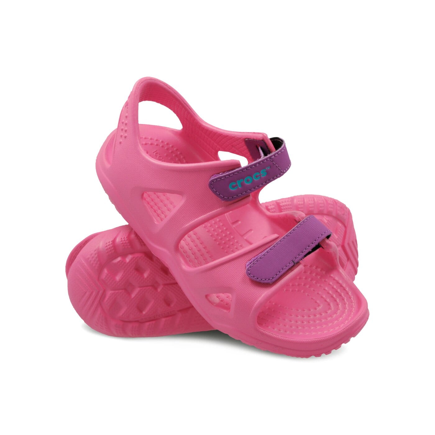 Dziecięce sandały / klapki CROCS SWIFTWATER RIVER SANDAL K 20498860ok kolor różowy