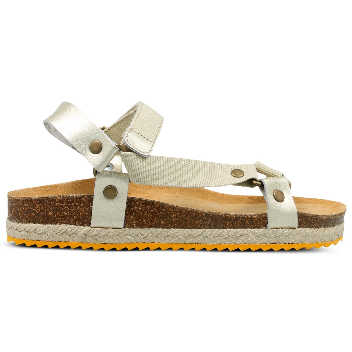 Damskie sandały PAEZ BIO TRECKING VAQUETA GOLD 1832756s82-212 kolor beżowy