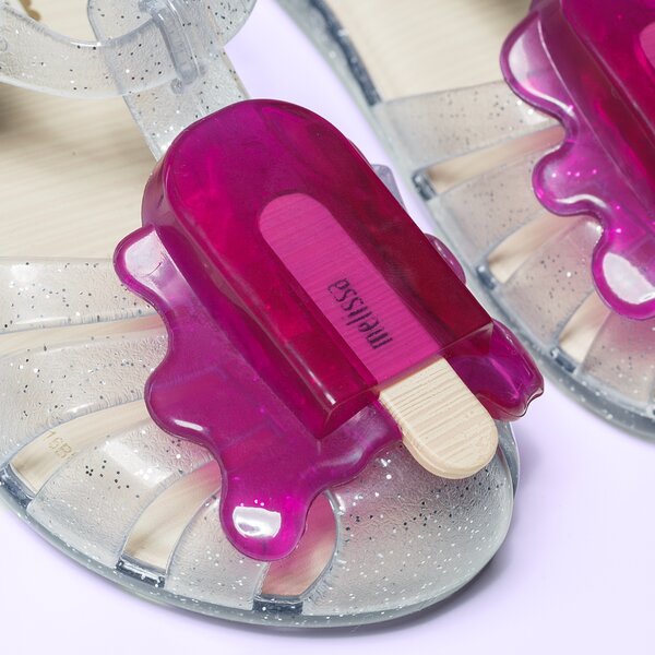 Dziecięce sandały / klapki MELISSA MINI ARANHA VIII BB 3170450490 kolor biały