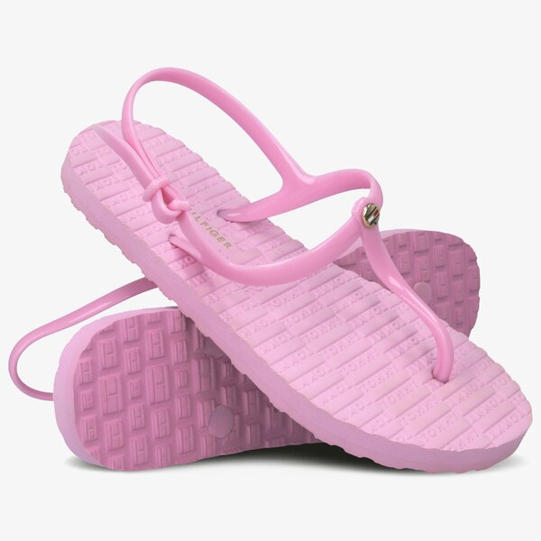 Damskie sandały TOMMY HILFIGER INT CARO 1R FLAT STRAPPY BEACH SANDAL fw0fw03923518 kolor fioletowy