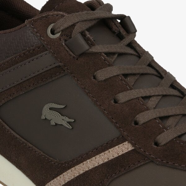 Męskie sneakersy (buty) LACOSTE MENERVA 319 1 CMA 738cma00152e2 kolor brązowy