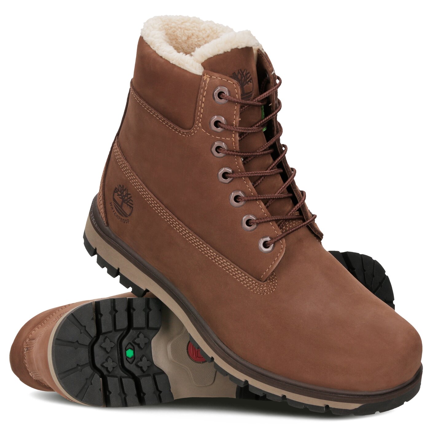 Męskie buty za kostkę TIMBERLAND RADFORD WARM LINEDBOOT WP ca1ukt kolor brązowy