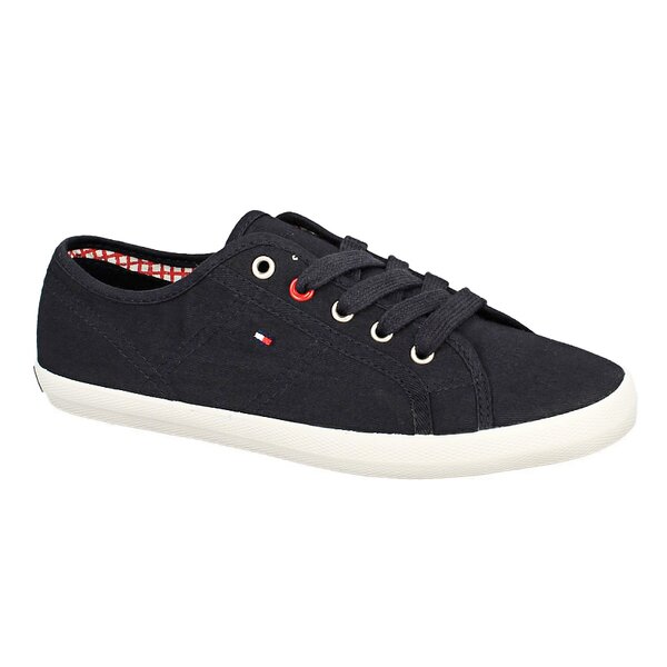 Damskie trampki TOMMY HILFIGER VICTORIA 2D  fw56816884403 kolor granatowy