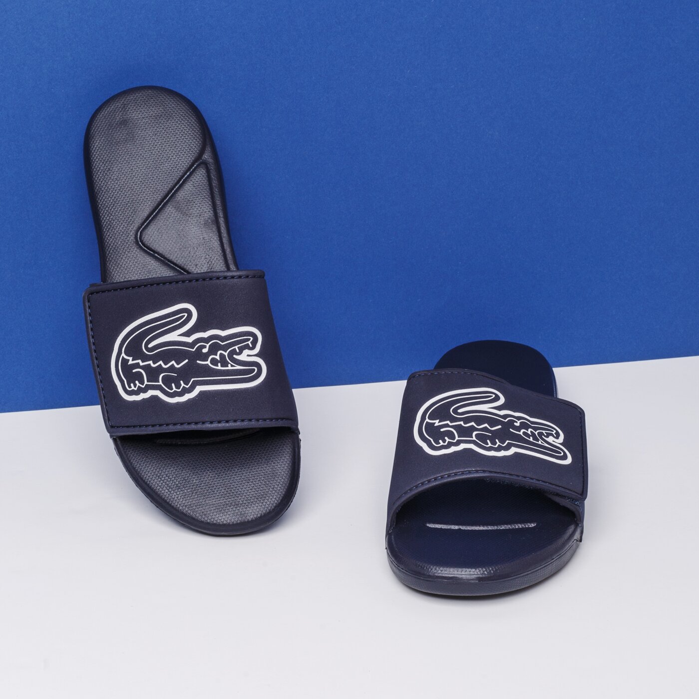 Dziecięce sandały / klapki LACOSTE L.30 STRAP 1201 CUJ 739cuj0007092 kolor granatowy