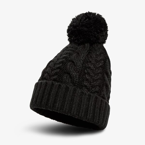 Damska czapka zimowa TIMBERLAND CZAPKA ZIMOWA CABLE WATCHCAP tb0a1egk0011 kolor czarny