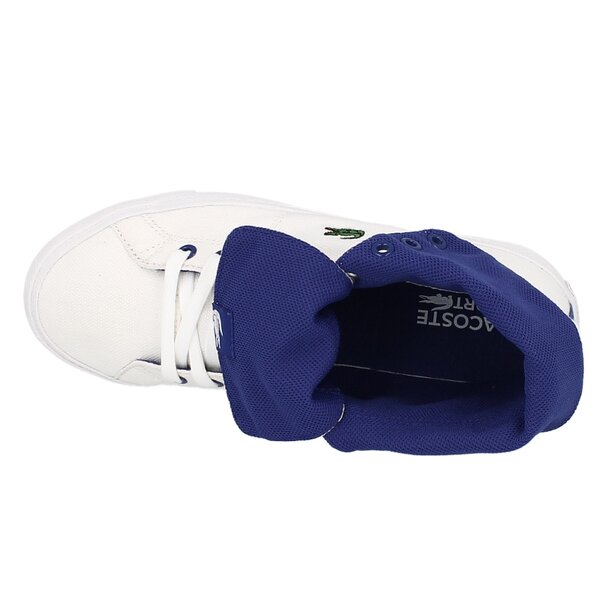 Dziecięce trampki LACOSTE MARCEL HI FOLD JAW 725spc1305080 kolor biały