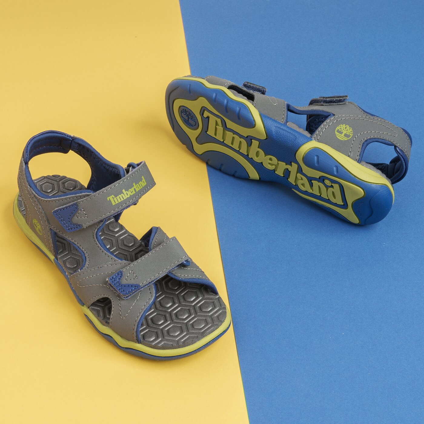 Dziecięce sandały / klapki TIMBERLAND ADVENTURE SEEKER 2 STRAP tb0a1wgg0601 kolor szary