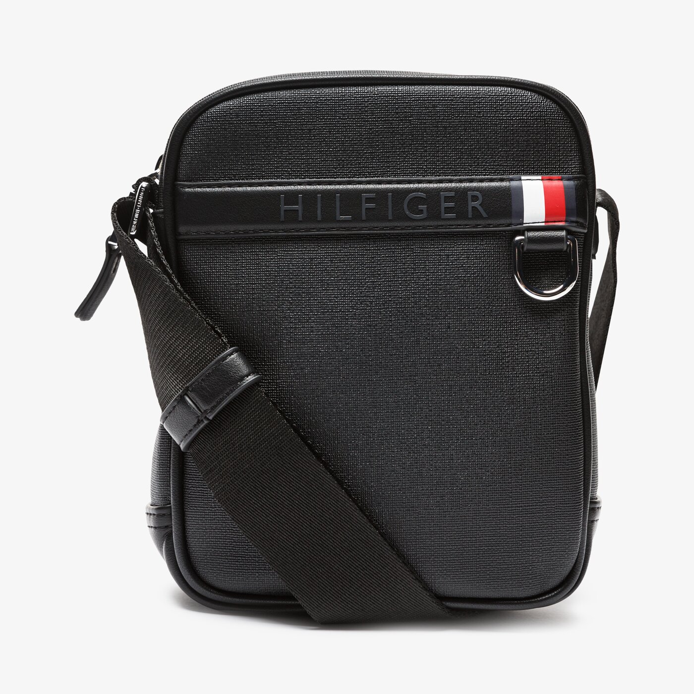 TOMMY HILFIGER TORBA COATED CANVAS MINI REPORTER am0am04772002 kolor czarny