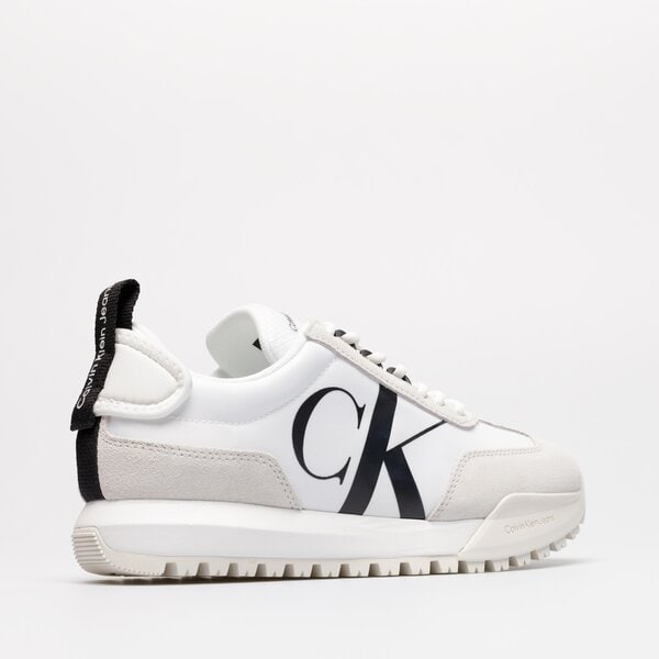Damskie sneakersy (buty) CALVIN KLEIN NEW RETRO RUNNER LACEUP LOW yw0yw00683yaf kolor biały