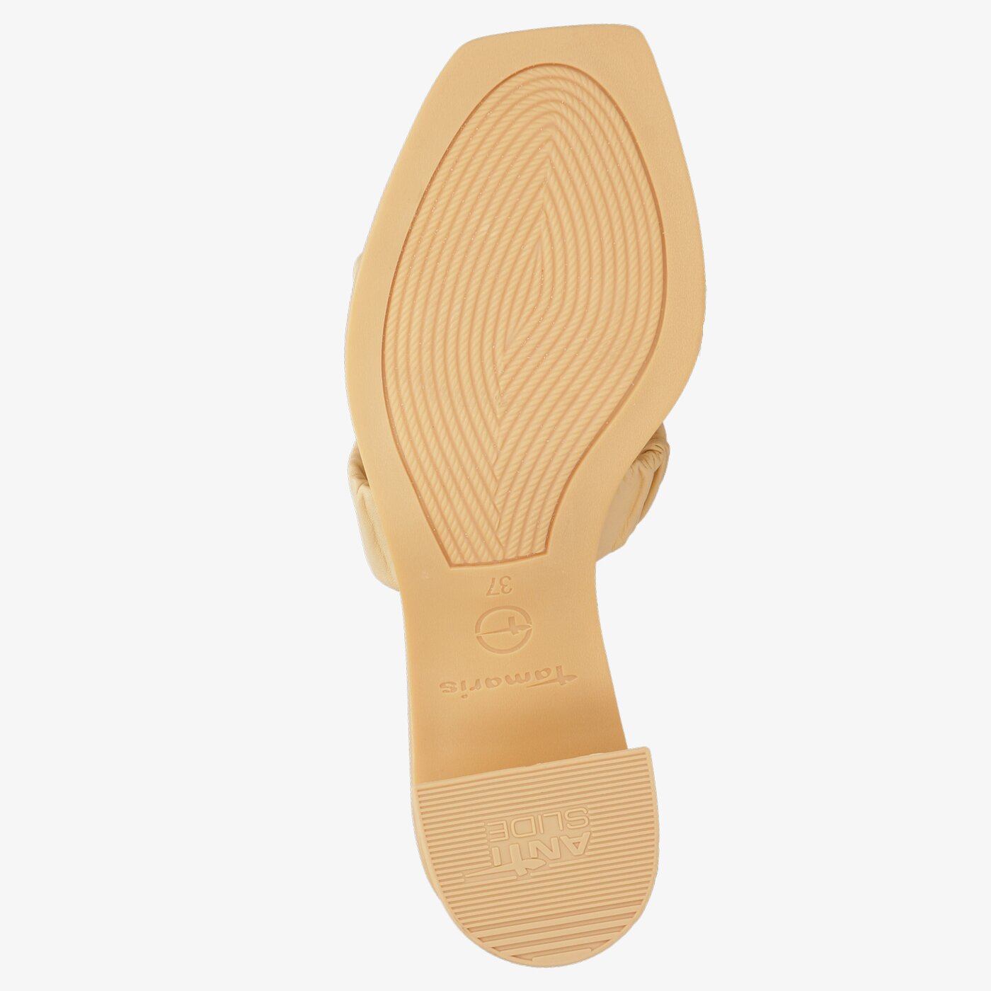 Damskie klapki TAMARIS SLIDES HEEL  2721028651 kolor żółty