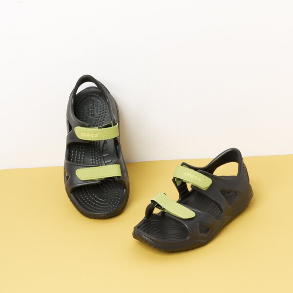 Dziecięce sandały / klapki CROCS SWIFTWATER RIVER SANDAL K 20498809wi kolor czarny