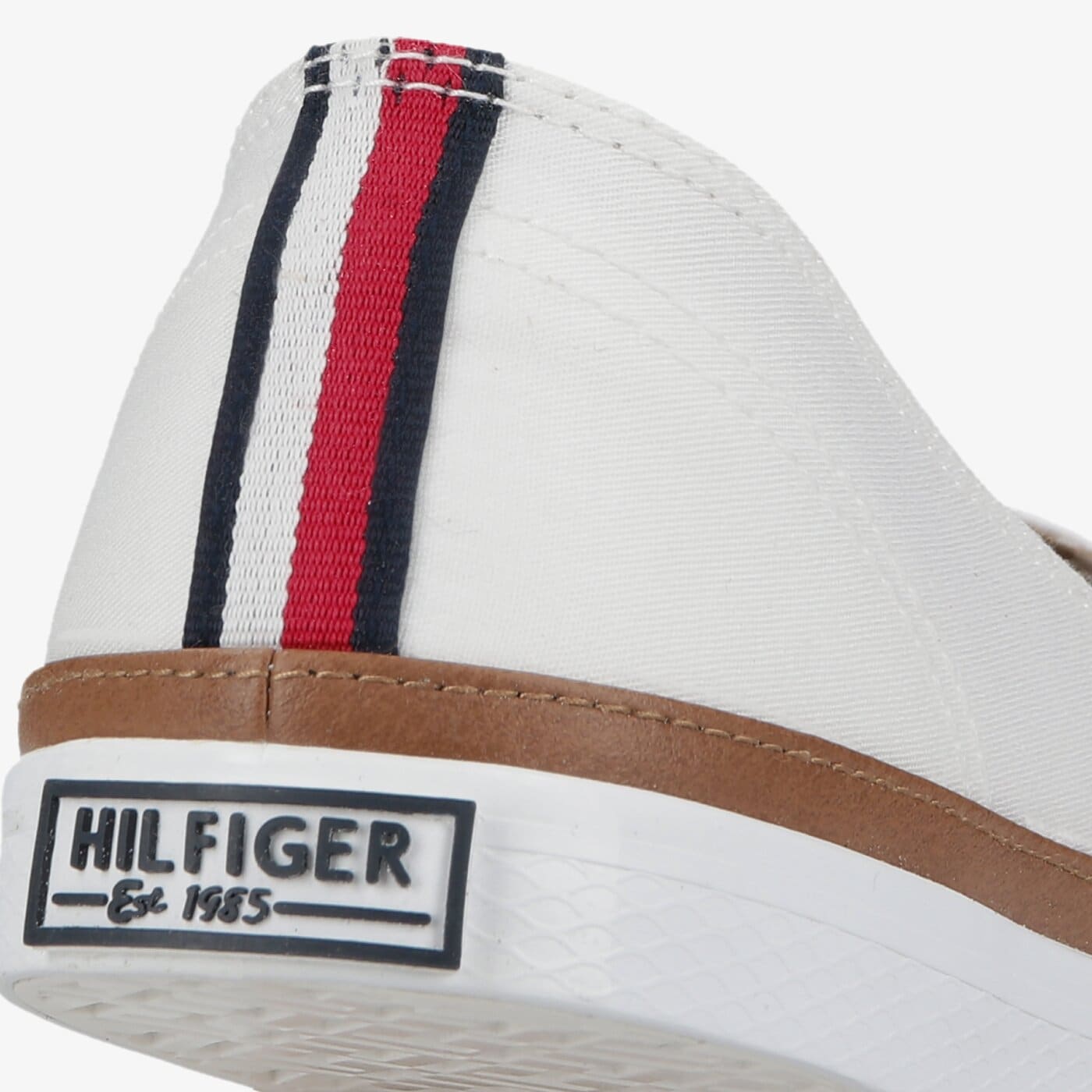 Damskie trampki TOMMY HILFIGER ICONIC KESHA SLIP ON fw0fw01656121 kolor biały