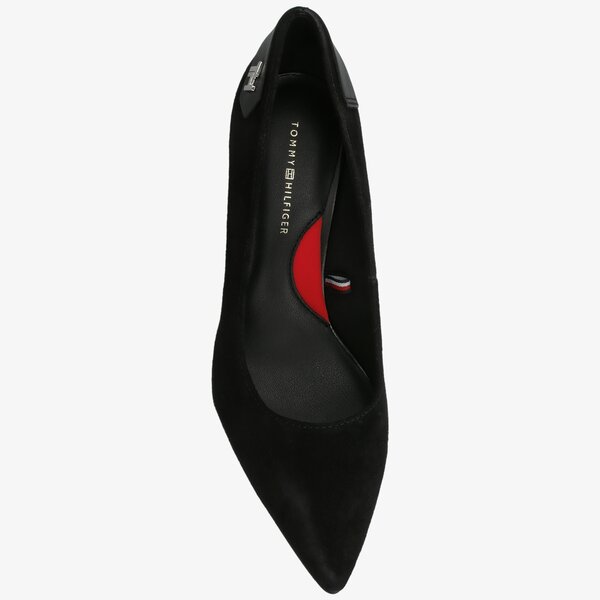 Damskie szpilki / czółenka TOMMY HILFIGER ELEVATED TH HARDWARE PUMP fw0fw04585bds kolor czarny