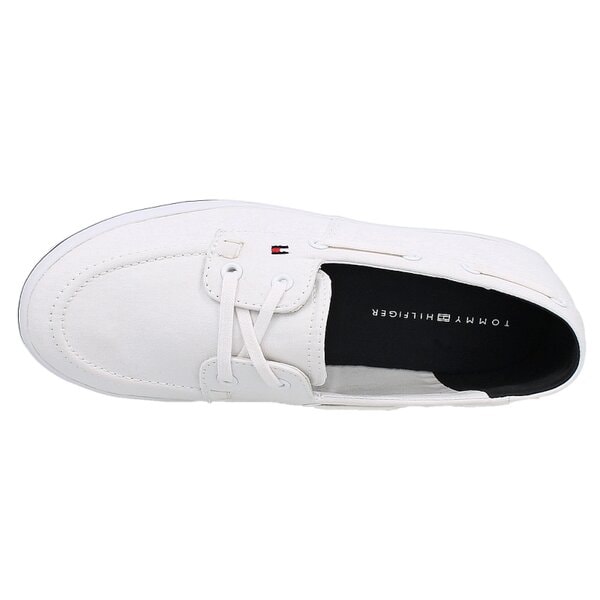 Damskie mokasyny i półbuty TOMMY HILFIGER VICTORIA 11D  fw56819049100 kolor biały