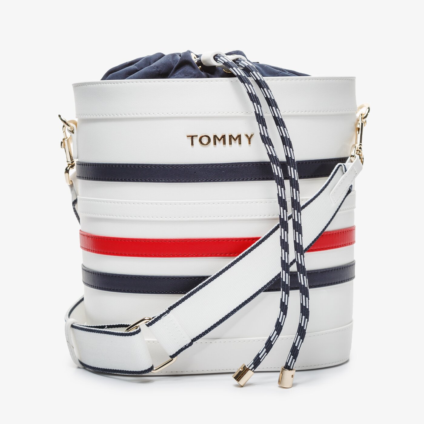 Damska torebka TOMMY HILFIGER TOREBKA ITEM STAPLE BUCKET aw0aw083100k5 kolor multicolor